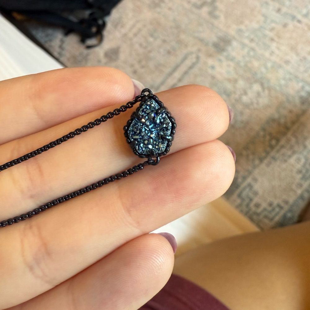 Kendra Scott Adjustable Chain bracelet with Druzy